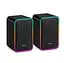 Комп'ютерні колонки Kisonli X21 Bluetooth, 20 W, USB, RGB light, Black - мініатюра 1
