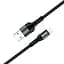 Кабель ColorWay USB - Lightning (M/M), nylon, 2.4 А, 1 м, Black (CW-CBUL045-BK) - миниатюра 9