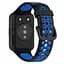Силиконовый ремешок Primolux Perfor Classic для смарт-часов Huawei Watch Fit 2- Black Blue - миниатюра 2