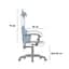 Компьютерное кресло Huzaro Force 2.7 Blue ткань - миниатюра 9