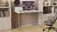 Комп'ютерний стіл Ferrum-decor Ханна 75x140x70 сірий ДСП Білий 16мм (FRD-101441) - мініатюра 3