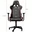 Кресло геймерское GamePro Rush Black-Red (GC-575-Black-Red) - миниатюра 14