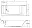 Ванна акриловая Cersant Vrgo 170x75 S301-045 + ножки - миниатюра 7