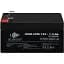 Аккумулятор LogicPower AGM 12V [12V/1.3Ah/15.6Wh] [4131] [109153] - миниатюра 2