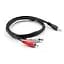 Кабель мультимедійний Jack 3.5mm M to 2xRCA 1.5 m Vinga (VCPDCJ35MRCA21.5BK) - мініатюра 2
