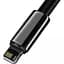 Кабель Baseus Tungsten Gold USB to Lightning 2m Black (CALWJ-A01) [92830] - мініатюра 4