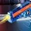 Водяний акумуляторний пістолет Water Gun 66-35 (500ml) with lithium battery Blue / Orange - мініатюра 3