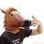Маска GeekLand Коричнева Голова Коня Brown Horse Head КМ 64.102 - мініатюра 4
