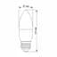 LED лампа Titanum C37 6W E27 3000K (TLС3706273) - миниатюра 3