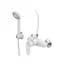 Смеситель для душа с лейкой Plamix Cezar-003 SET white PM0665 Белый - миниатюра 1