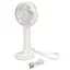 Вентилятор портативный аккумуляторный Bo-Camp Portable Fan With Holder White - миниатюра 1