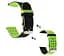 Двойной ремешок с перфорацией для часов Samsung Galaxy Watch 3 45 мм (SM-R840) Black Green - миниатюра 2