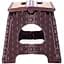 Табурет Violet House 0272 Brown раскладной 29 см (0272 BROWN) - миниатюра 1
