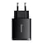 Мережевий зарядний пристрій Baseus Compact Quick Charger 2USB + 1Type-C 30W CCXJ-E01 Black - мініатюра 2