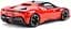 Машинка Rastar Ferrari SF90 Stradale на управлінні 1:24 червоний 97600 - мініатюра 4