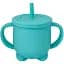 Силіконова чашка-поїлка Mega Zayka з кришкою 200 мл MGZ-0302 (Turquoise)  - мініатюра 1