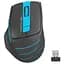 Миша A4Tech Fstyler FG30S сірий/синій USB бездротова оптична безшумна 1000/1600/2000 dpi 125 Hz 6 кнопок 1xAA - мініатюра 1