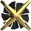 Кулер для корпуса Alseye X12 (Golden WK Push) (AS.04.03.0024) - миниатюра 1