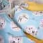 Комплект постельного белья MirSon Бязь Kids Time 20-0044 Cats and bunnies 143x210 см (2200009641008) - миниатюра 5