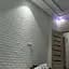 Самоклеюча 3D панель 3D Loft під білу матову цеглу 700x770x7 мм - мініатюра 2