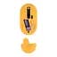 Комп'ютерна миша 2E MF300 PETS:CATS&DOGS Silent WL BT жовтий teh0014106 - мініатюра 3