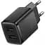 Зарядний пристрій Baseus Wall Charger 2xUSB Compact 10.5W Black (CCXJ010201) - мініатюра 1