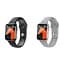 Смарт-часы XO M50 magnetic suction intelligent sports call watch серебристый - миниатюра 3