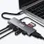 USB-хаб XON SmartHub 9 в 1 (HDMI, 3.5 Audio, SD/TF, 2xType-C, 3xUSB3.0) Сірий (UHCHP095300G 5245) - мініатюра 6