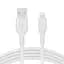 Кабель Belkin USB-A > Lightning зарядка/синхронизация 1м, силиконовый с клипсой, белый teh0013625 - миниатюра 2