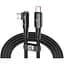 Дата кабель USB-C to USB-C 1.2m 90-degree 100W black Armorstandart (ARM75870) - мініатюра 1