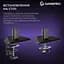 Настільне кріплення для монітора Gamepro MAG100V 17`-40` Black/Violet [148277] - мініатюра 16