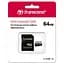 Карта пам'яті Transcend 64GB microSDXC C10 UHS-I U1 High Endurance (85TB) (TS64GUSD350V) - мініатюра 2