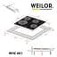 Поверхня склокерамічна Weilor WHC 661 Black - мініатюра 7