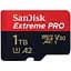 Карта пам'яті microSDXC (UHS-1 U3) SanDisk Extreme Pro A2 1TB class 10 V30 (R200MB/s,W140MB/s) (adapter) - мініатюра 1