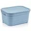 Кошик Idea Home Pyramid з кришкою 3.8 л 24x18x12.5 см блакитний (00638 Blue) - мініатюра 1