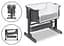 Детская кроватка 3 в 1 Lionelo Timon Grey + матрас - миниатюра 6
