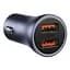 Автомобільний заряд Baseus Golden Contactor Pro Dual Quick Charger Car Charger U+U 40W with - мініатюра 4