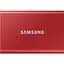 Зовнішній SSD накопичувач Samsung T7 500 GB Red [MU-PC500R/WW] [84788] - мініатюра 1