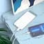 Зовнішній акумулятор Power bank HOCO J100 10000 mAh батарея заряджання Білий - мініатюра 4
