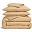 Комплект постільної білизни Cosas Warm sand Євро варена бавовна шампань (06WashedCotton_WarmSand_El-WarmSand_200) - мініатюра 1