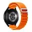 Ремінець для Samsung Gear S3 Frontier - помаранчевий Watchbands NormalCloth Wave ширина кріплення 22мм нейлоновий (W22-6WB88211709) - мініатюра 2