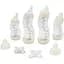 Набор для кормления новорожденных Difrax S-bottle Natural 4 антиколиковые бутылочки и 2 пустышки - миниатюра 1