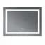 Дзеркало Mixxus Warm MR12-80x70-Reverse (LED Touch, антизапотівання, димер, регулювання яскравості) MI6936 - мініатюра 2