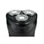 Электробритва Новый Харьков НХ-8527 Fanat Black, 6W, роторная, сухое бритье, двойные лезвия, повторение контуров лица, индикатор работы/включения, триммер для висков - миниатюра 1