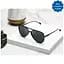 Окуляри Mijia Pilot Sunglasses UV400 (TYJ02TS DMU4053TY) Dark-Grey - мініатюра 6