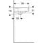 Раковина Geberit Smyle Square 45x36 500.222.01.1, Білий - мініатюра 2