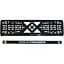 Рамка номерного знака Poputchik з об'ємними літерами Volkswagen 52х13.5х2 см 2 шт - мініатюра 3