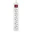 Мережевий фільтр живлення REAL-EL RS-Protect M 1.8m, white (EL122300025) - мініатюра 2