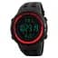Наручний годинник чоловічий Skmei 1251 Black Red, 1251RD (12293) - мініатюра 2