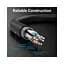 Патч-корд 0.5м, S/FTP cat 8 RJ-45 black Vention (IKKBD) - мініатюра 6